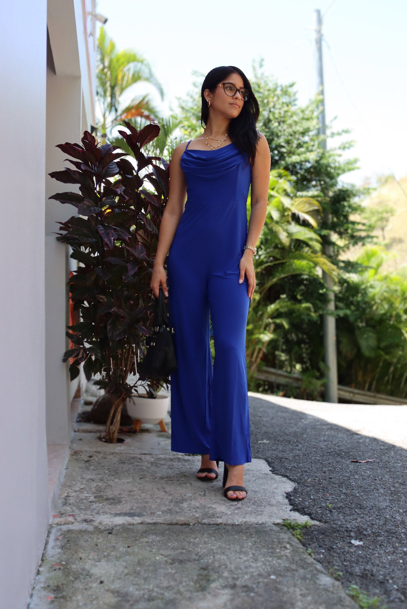 “Mia” Jumpsuit- Royal