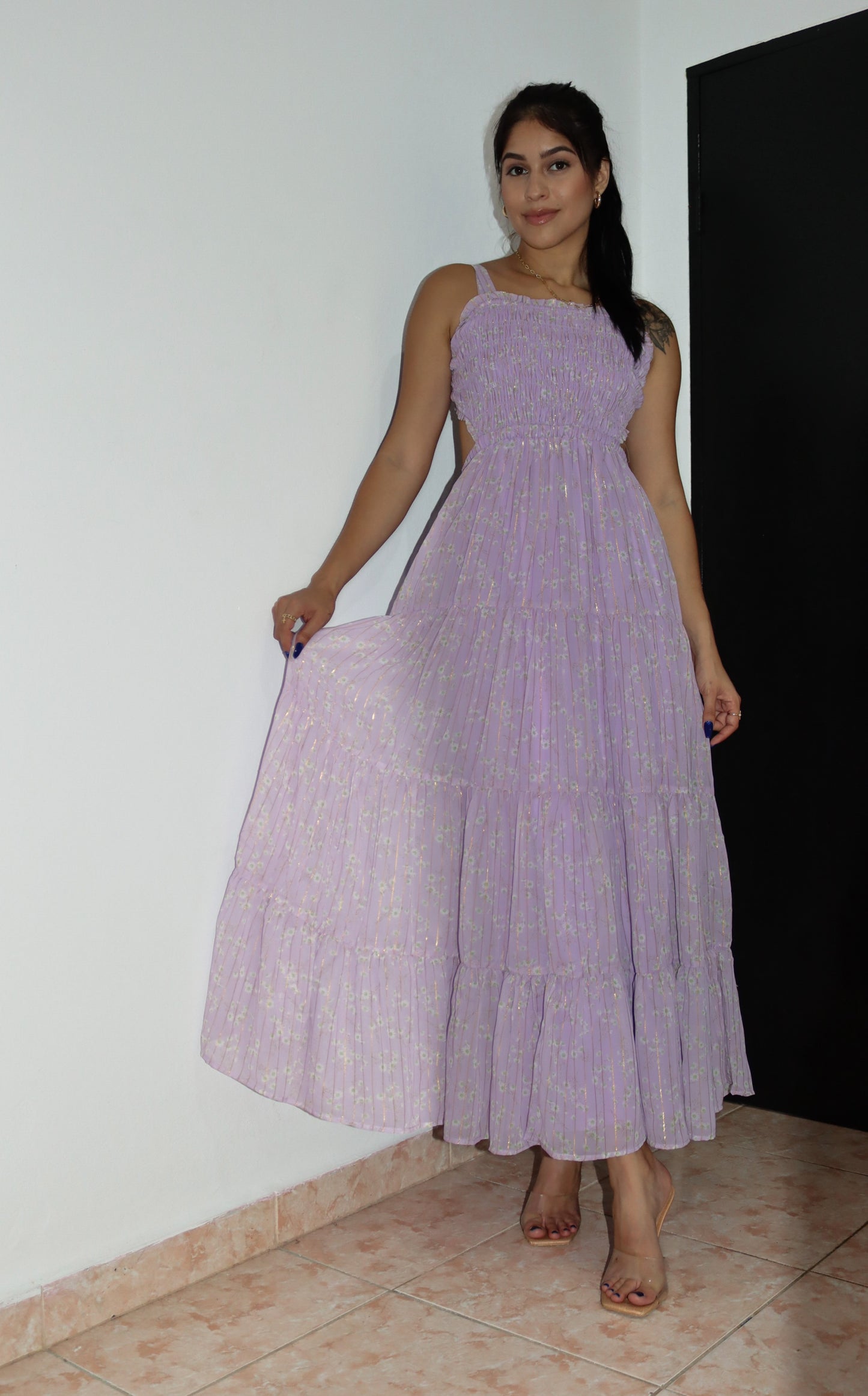 LAVENDER MAXI DRESS