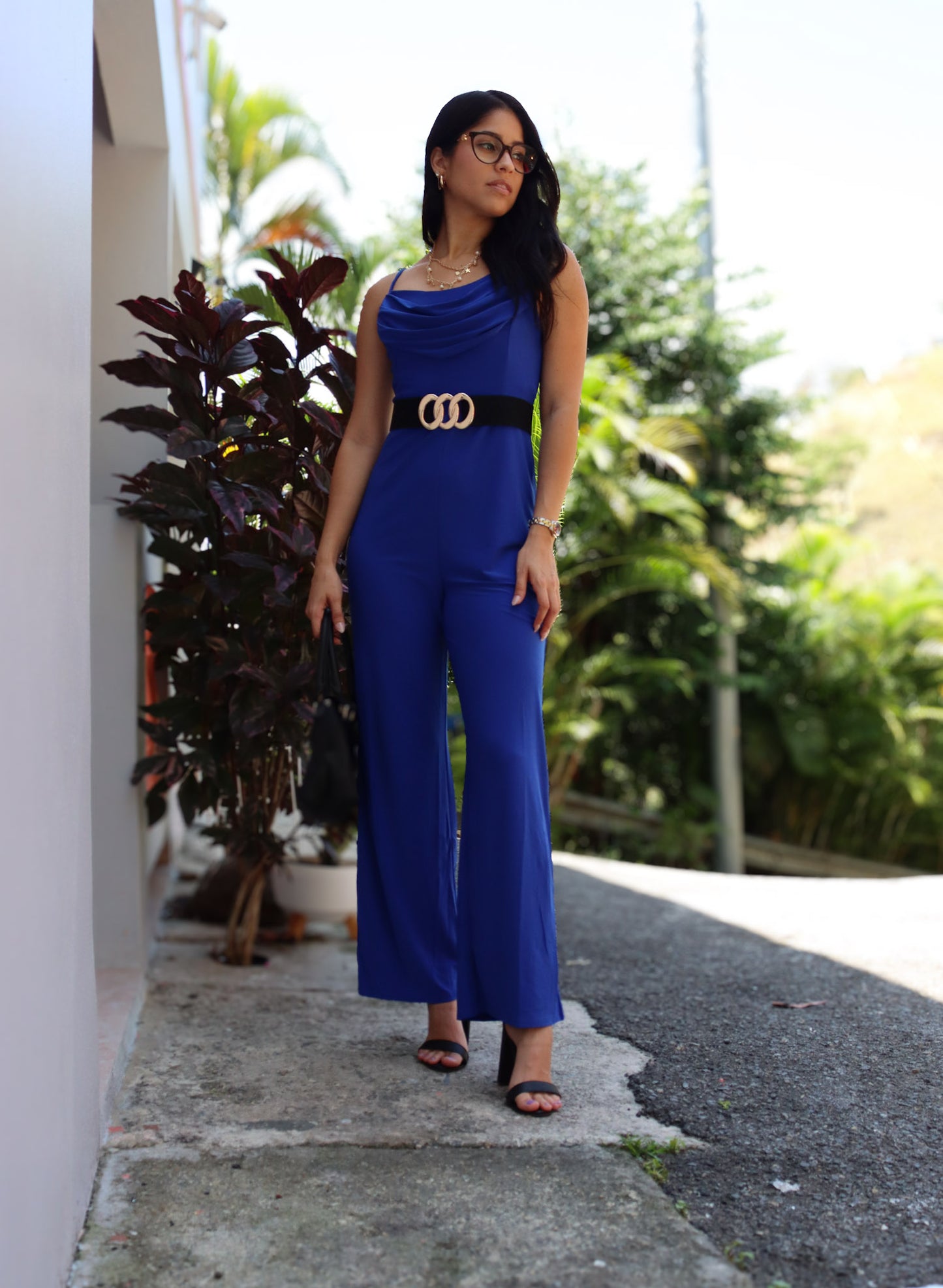 “Mia” Jumpsuit- Royal