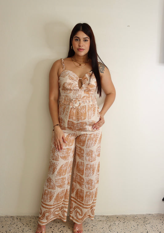 CARAMEL JUMPSUIT