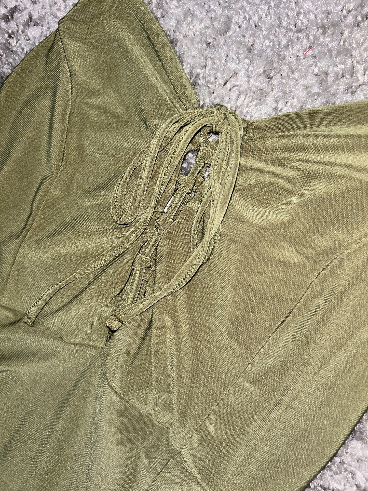 “Victoria” Maxi Dress- Olive