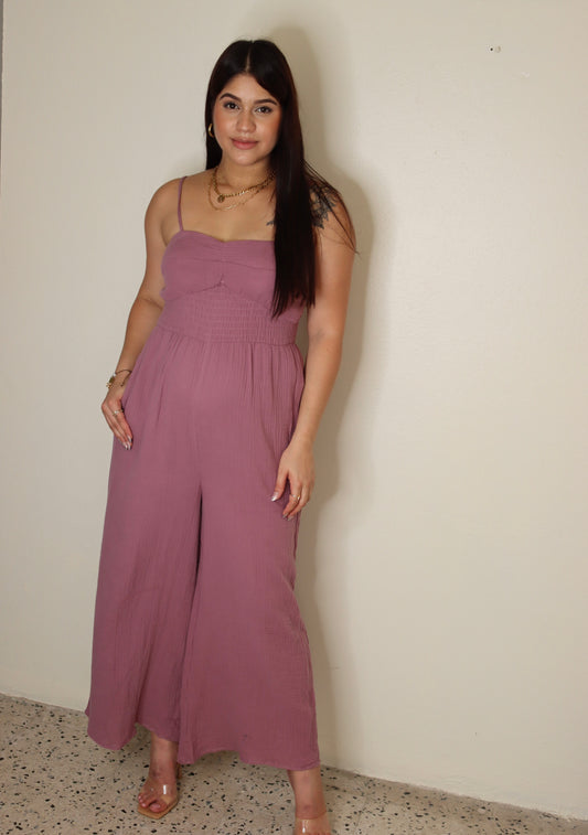 DEEP ROSE JUMPSUIT