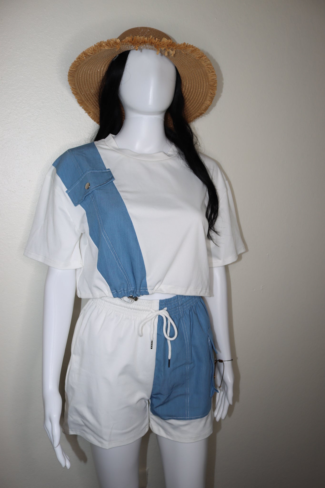 "Valeria" Crop Top & Short Sets