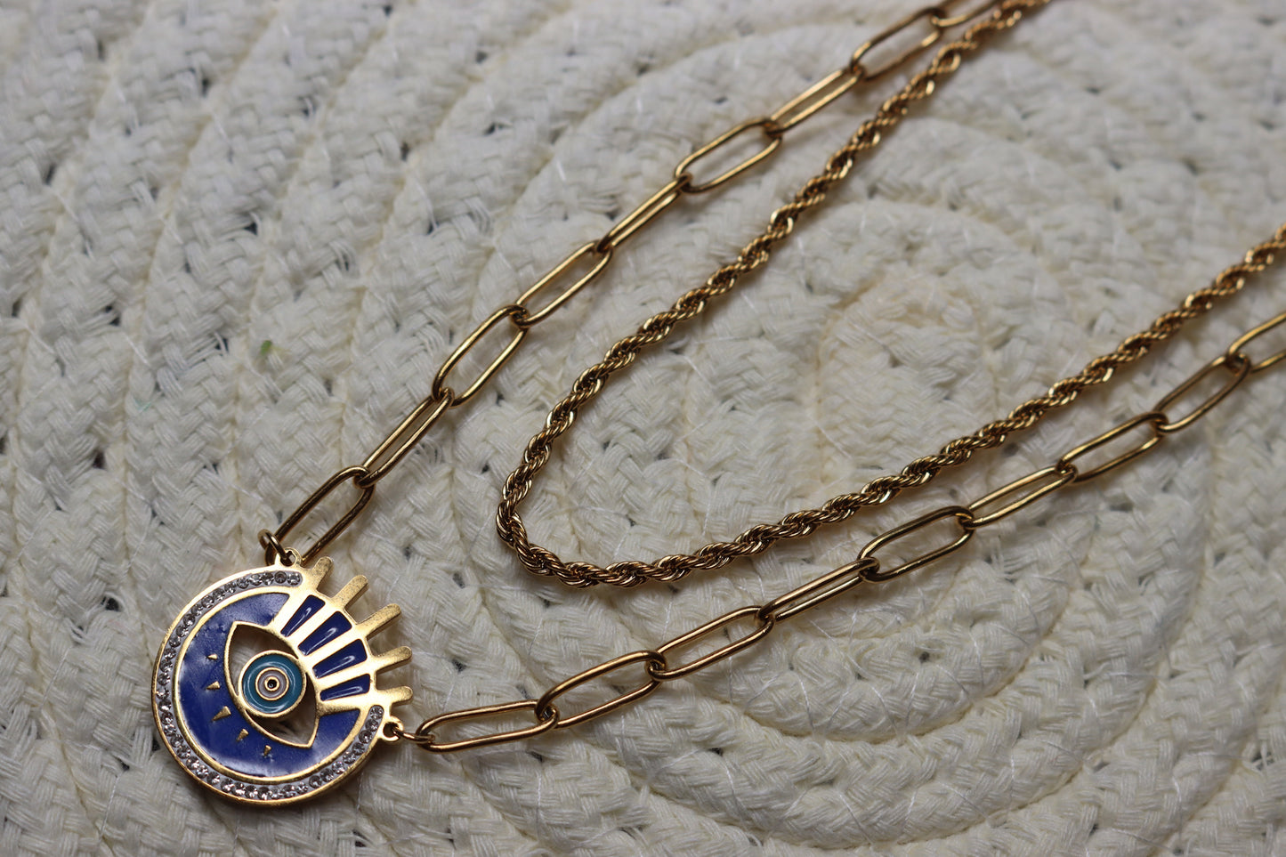 COLLAR VISIÓN DORADO