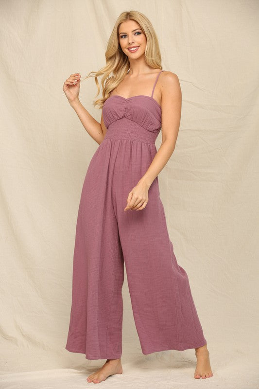 DEEP ROSE JUMPSUIT