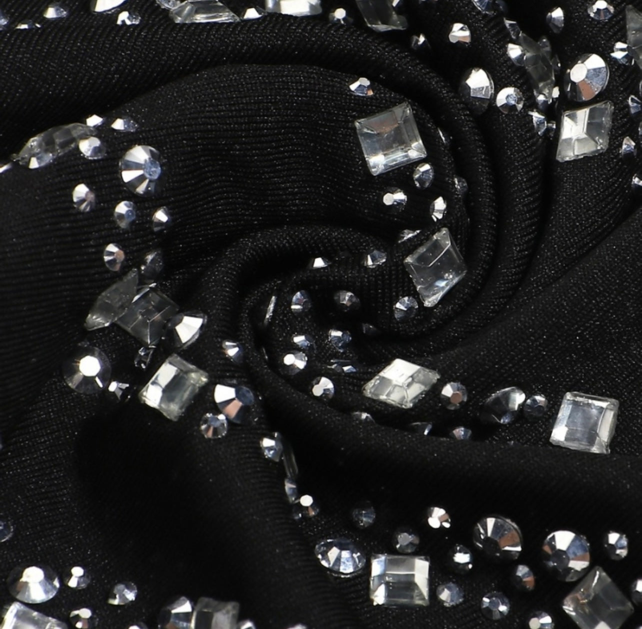 “Sara” Mesh Rhinestones Romper