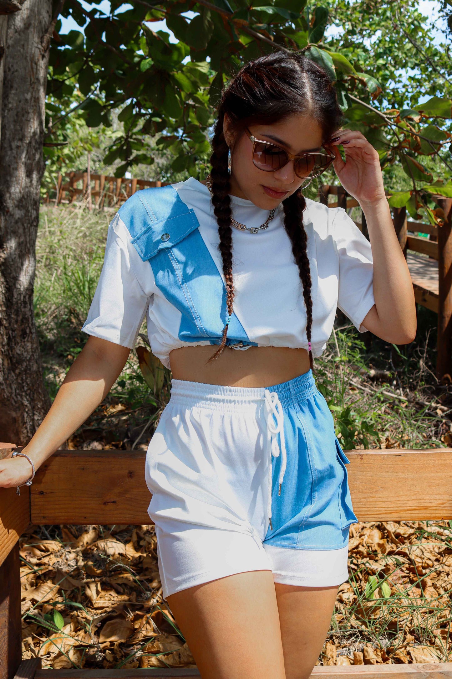 "Valeria" Crop Top & Short Sets
