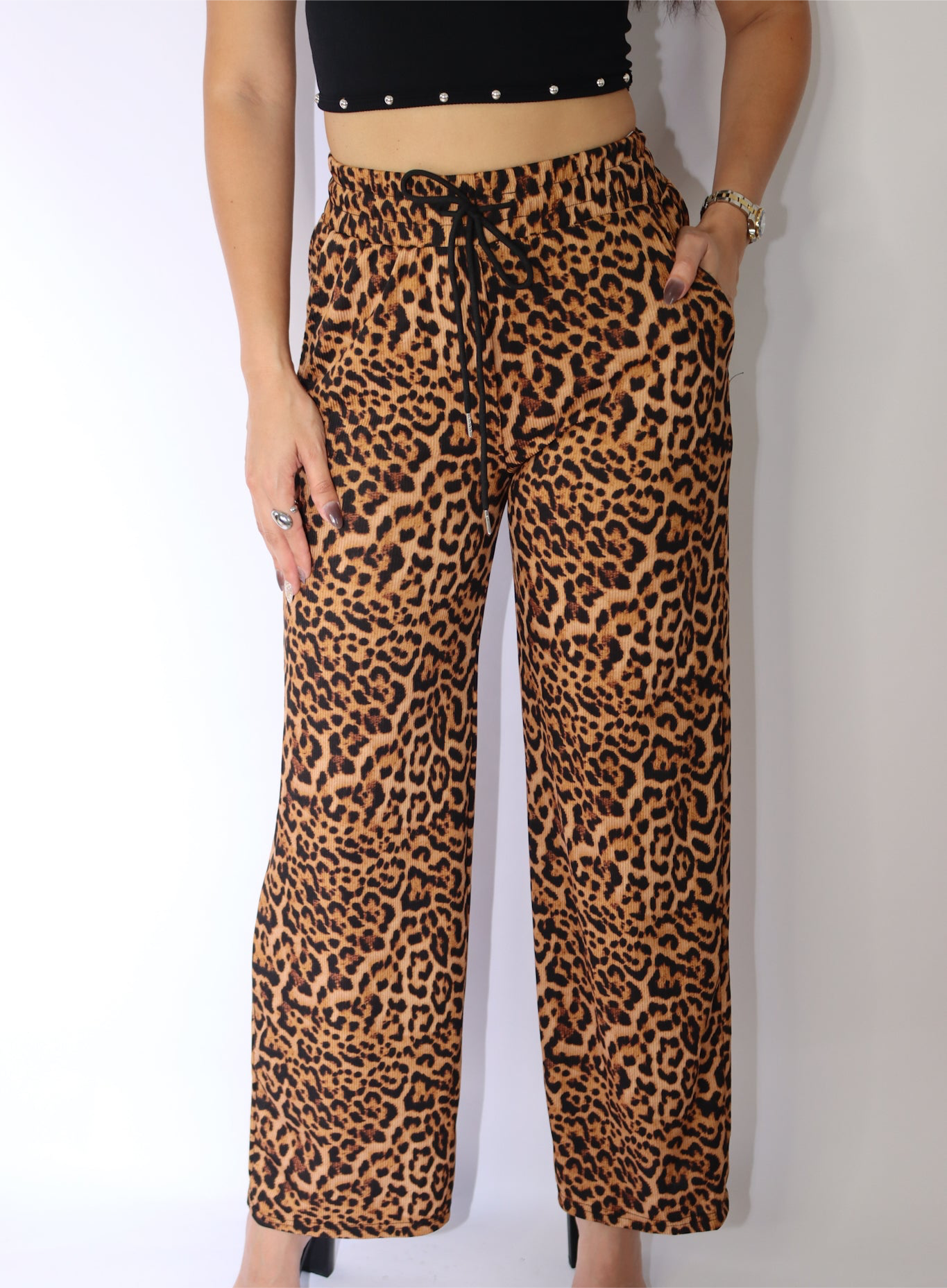 LEOPARD PRINT PANTS