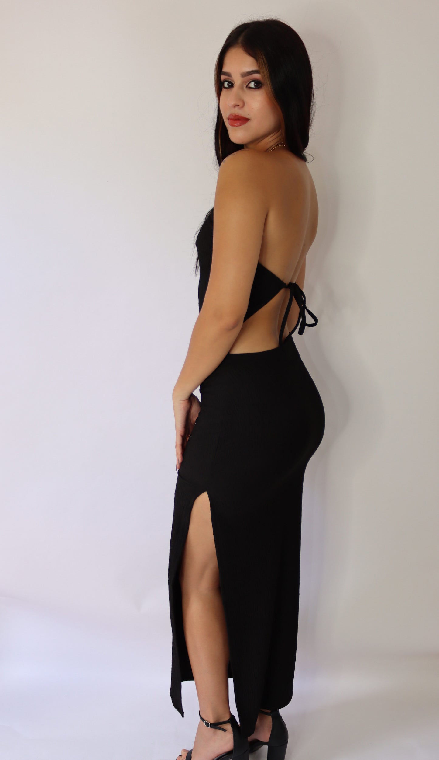 STRAPLESS MAXI DRESS
