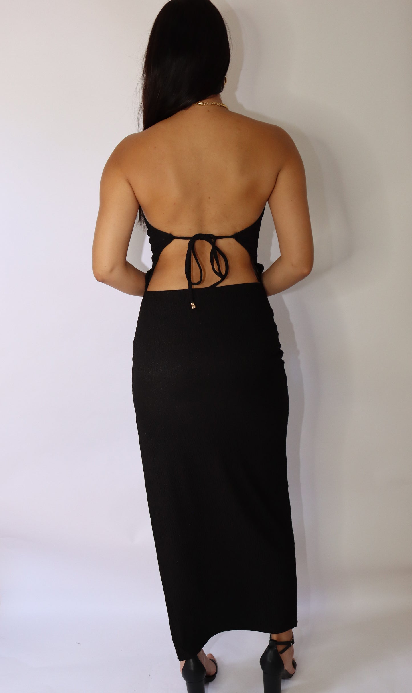 STRAPLESS MAXI DRESS