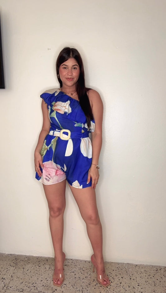 MONICA BLUE ROMPER