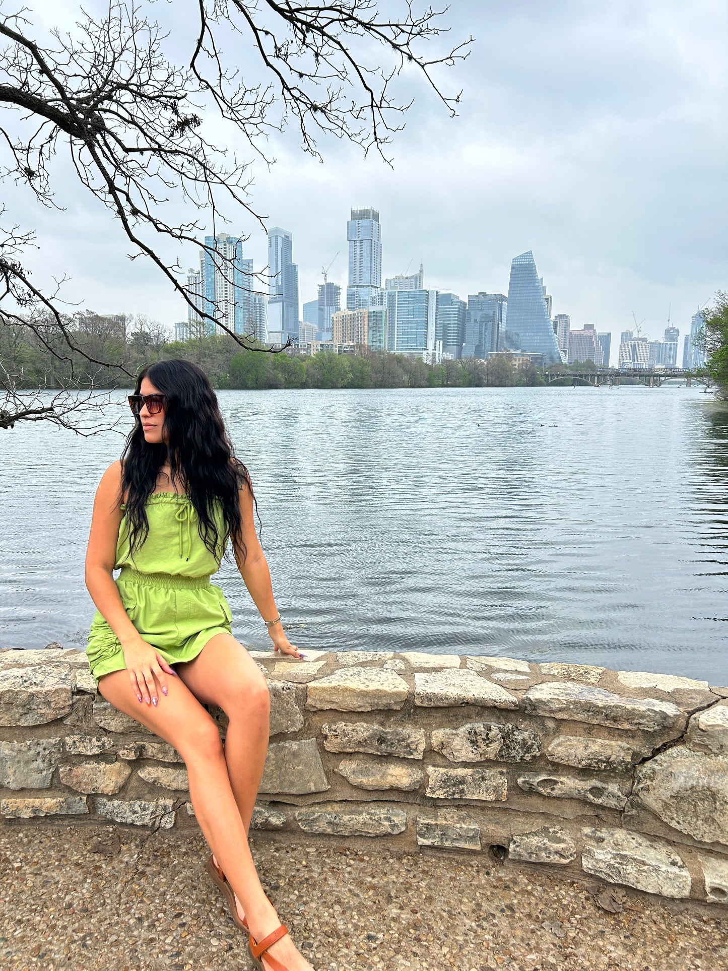 “Melissa” Romper (Green)