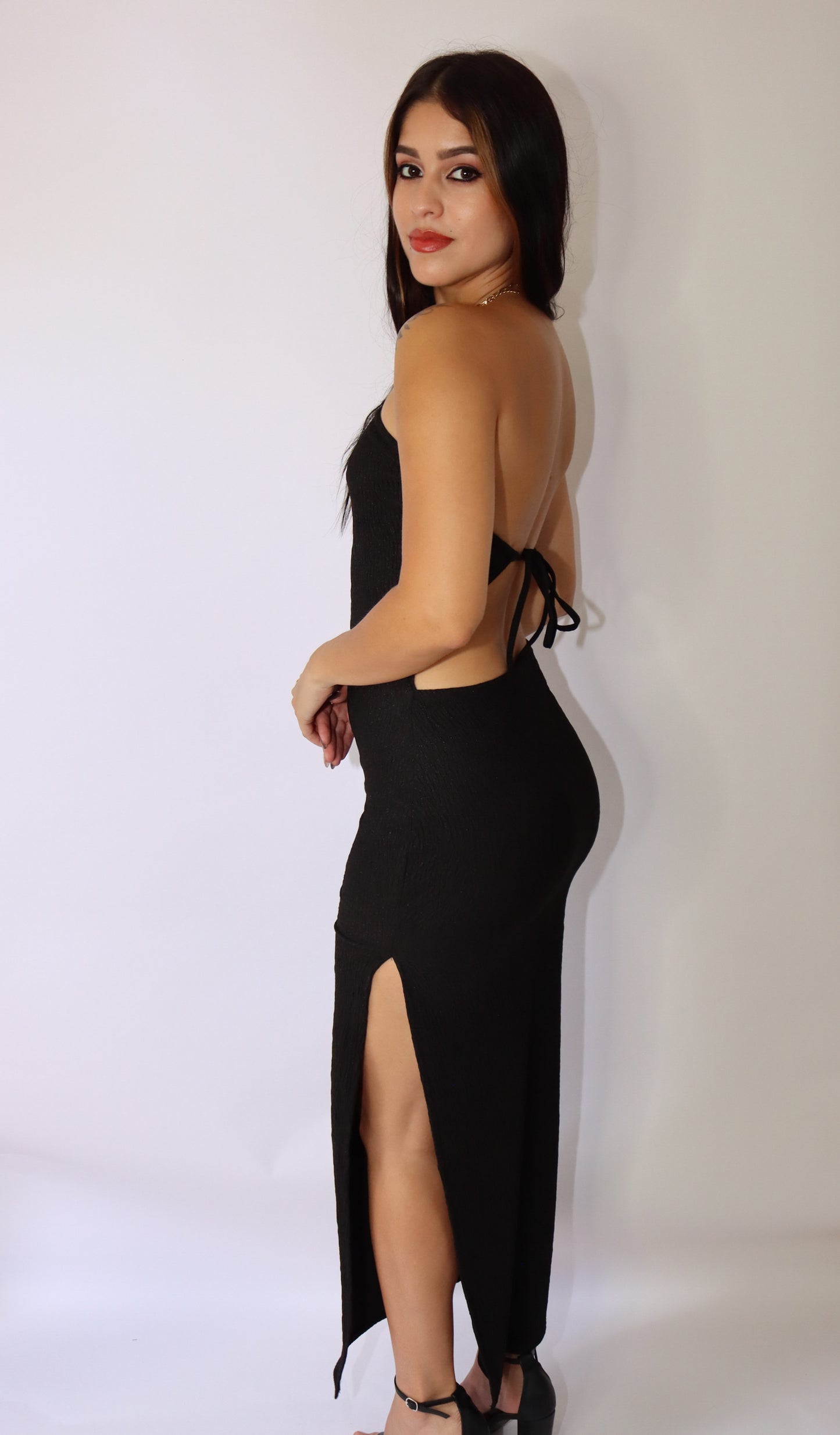 STRAPLESS MAXI DRESS
