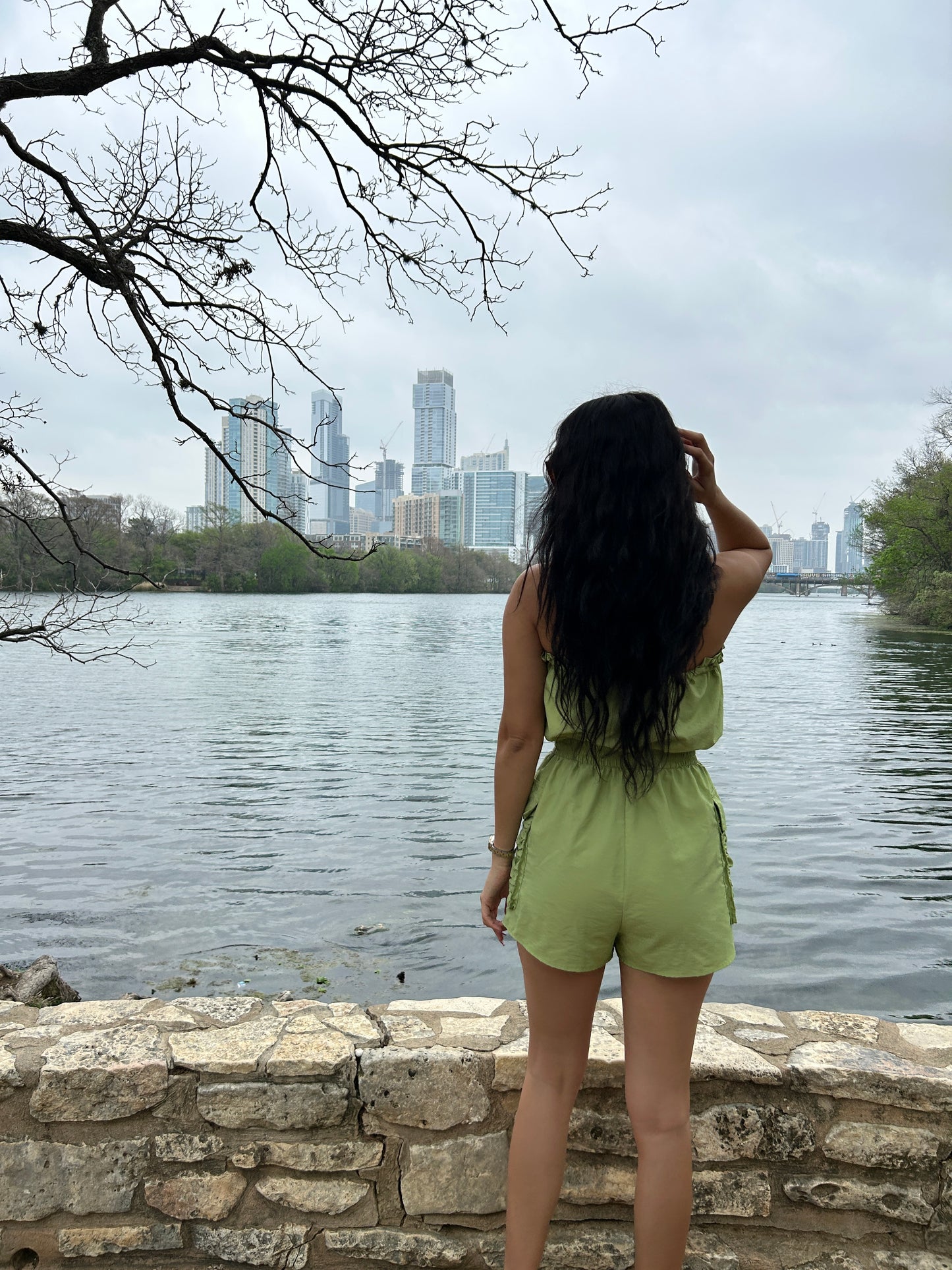 “Melissa” Romper (Green)