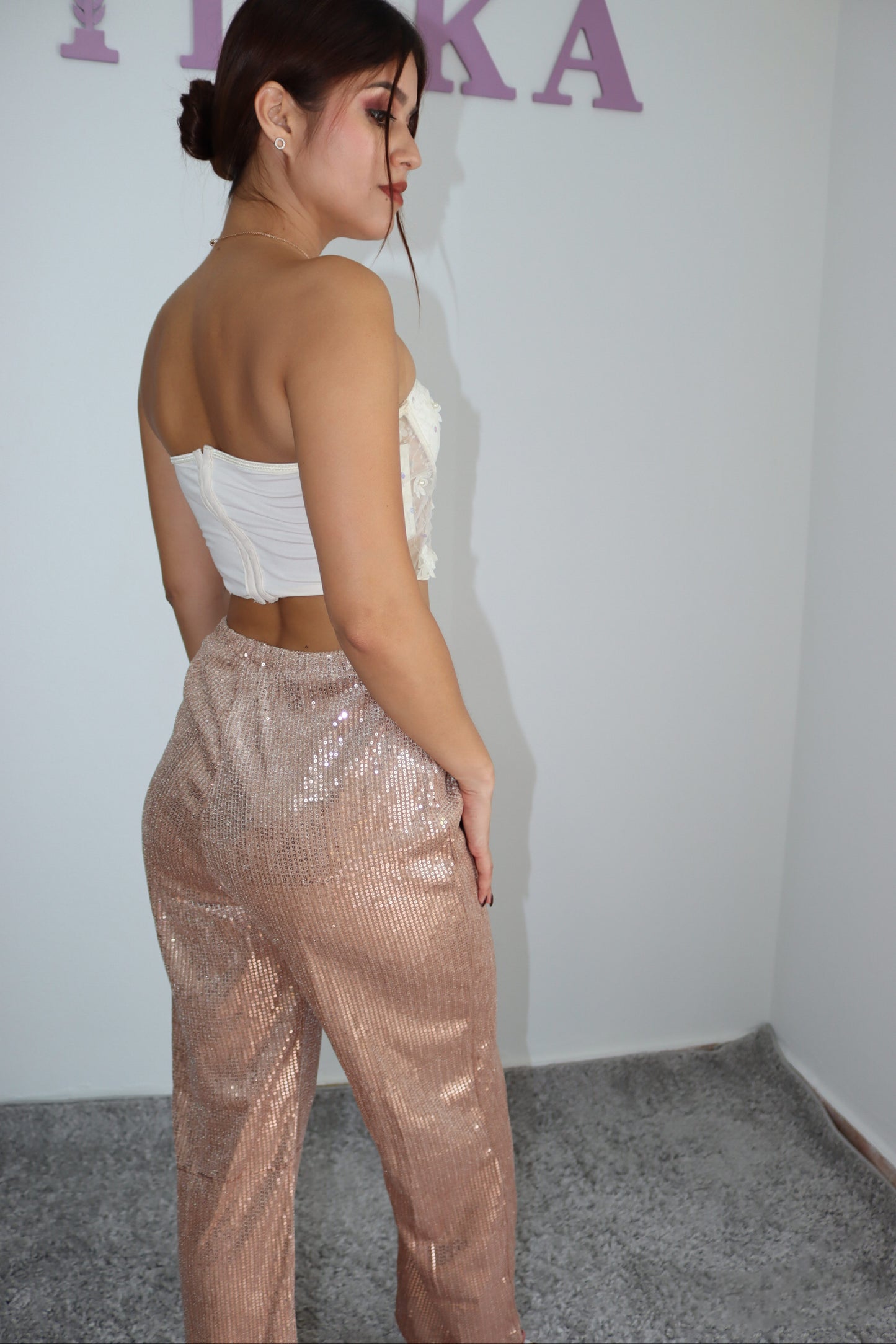 "Lucia" Stylish Straight Pants